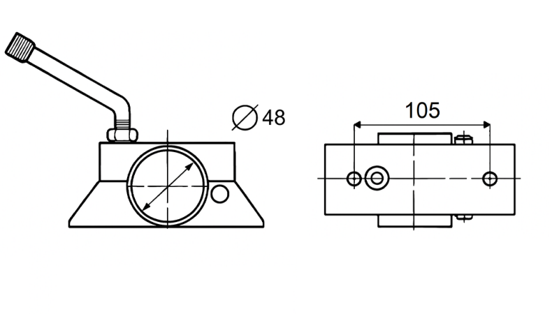 STÜTZBEINSPANNER 150KG AUTOANHÄNGER
