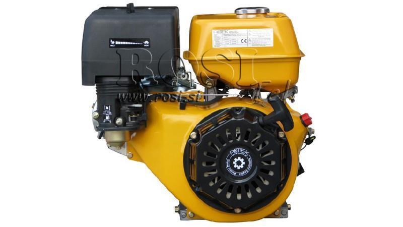 bensiini moottori EG4-420cc-9.6kW-13.1HP-3,600 RPM-H-KW25x88.5-käsikäynnistys