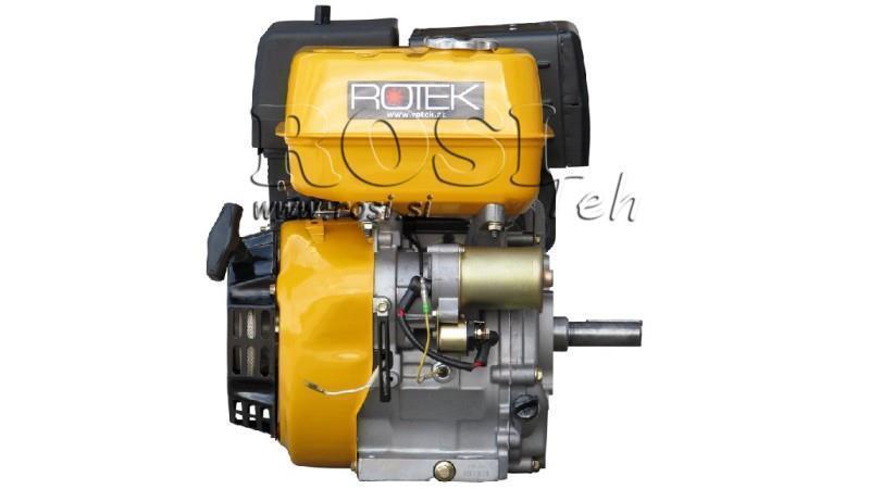 benzin motor EG4-420cc-9,6kW-13,1HP-3.600 U/min-E-KW25x88.5-elektomos inditás