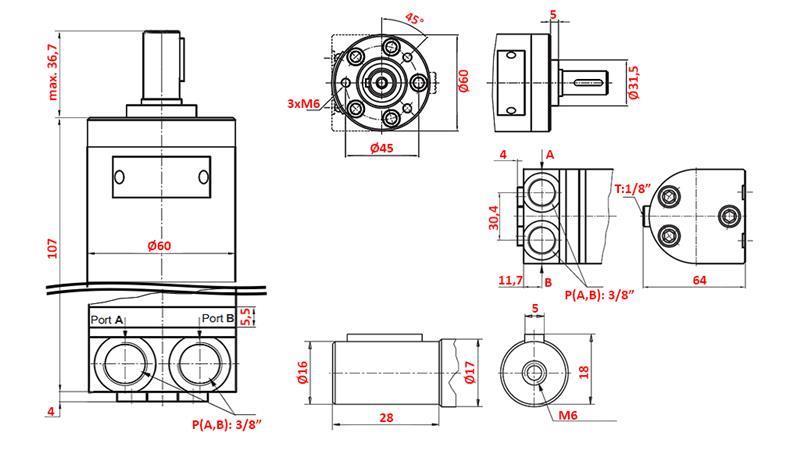 HYDROMOTOR MM 12,5 -side