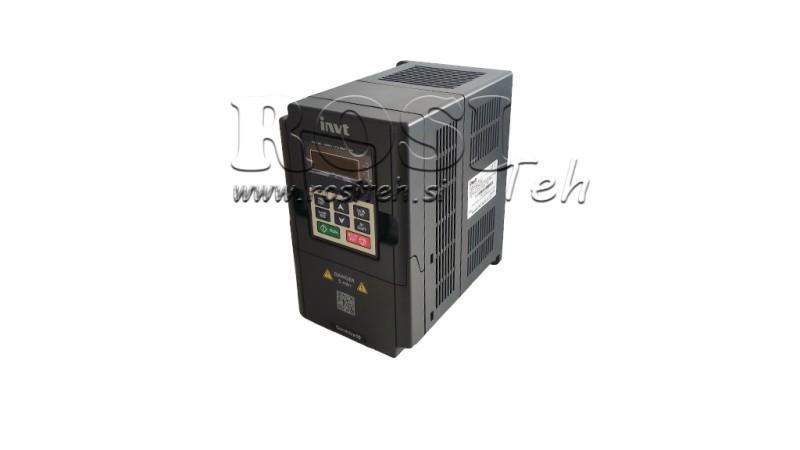 CONVERTITORE DI FREQUENZA–INVERTER 1fase 1,5kW GD10-1R5G-S2-B