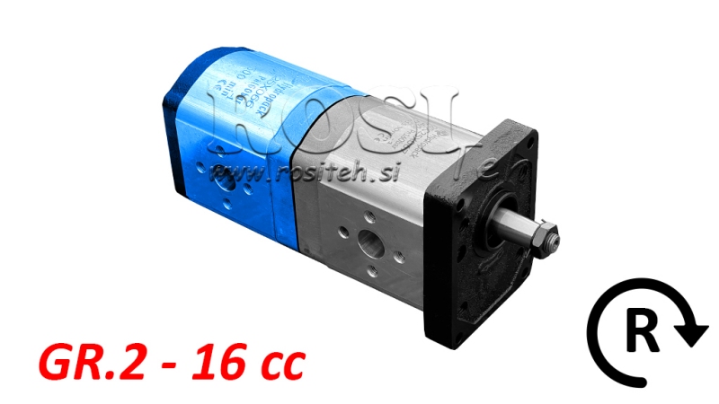 HYDRAULICKÉ PUMPA 20C16X066 ZADNÍ GR.2 16 CC PRAVÁ