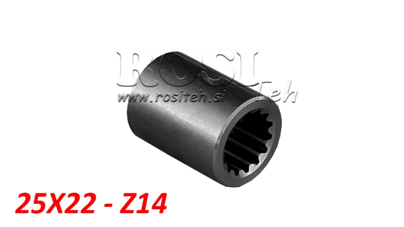 ΓΡΑΝΑΖΙ PTO 25X22 14 ΔΟΝΤΙΑ D35 L45
