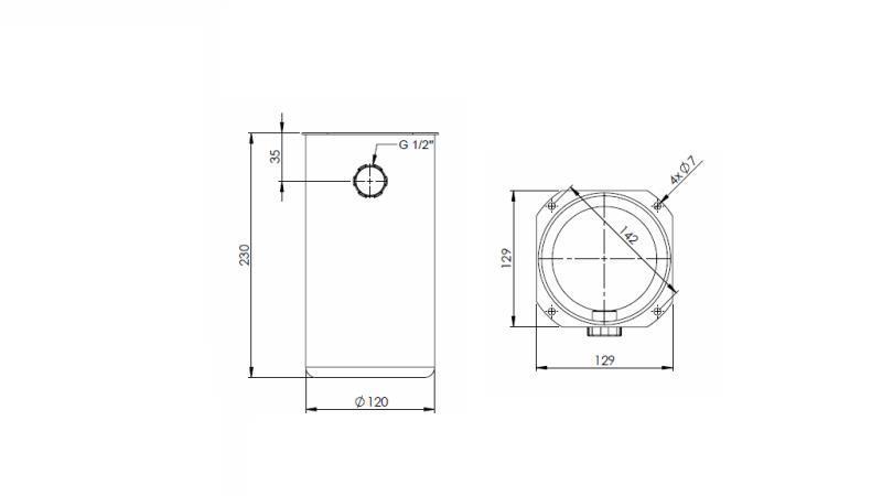 REZERVAR METALNI ROLL PP 2 LITRE