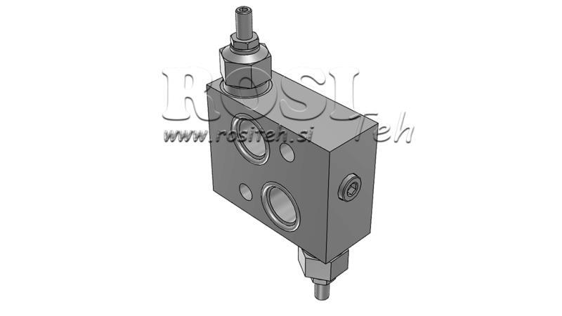 REGULATOR DE PRESIUNE HIDRAULICĂ 30-210 BAR PENTRU MOTOR HIDRAULIC MS