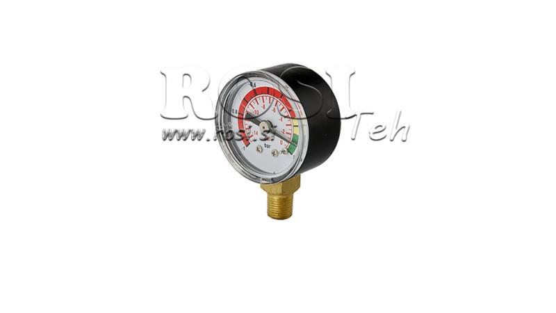 VAKUUMMETER FÜR HYDRAULIKFILTER -1 - 0 bar - 1/8