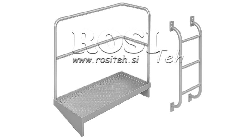 PLATFORMA CU BALUSTRADĂ + SCARĂ