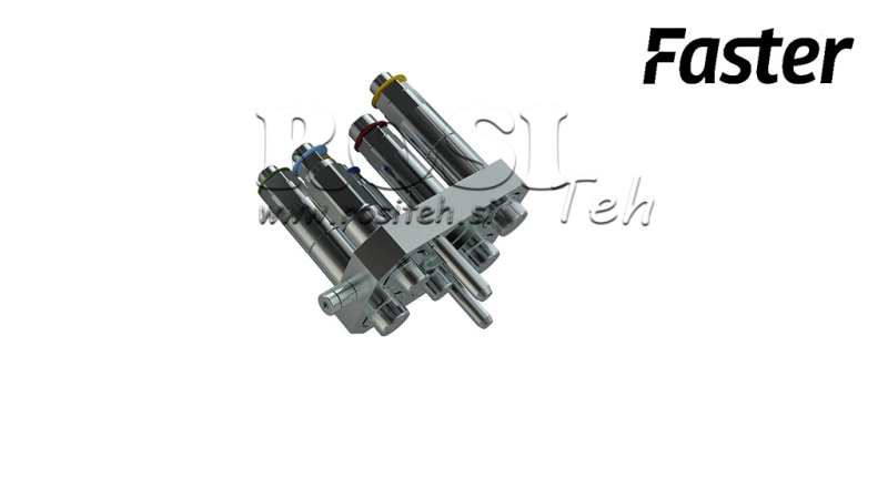 CUPLĂ MULTI-FASTER 3PLK 5CĂI BSP 3×3/8 2×9/16 PARTE MOBILĂ
