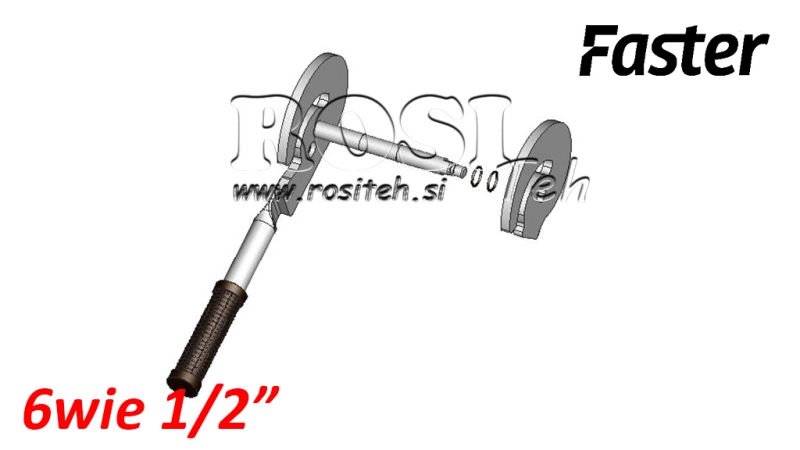 PALANCA PARA MULTI-FASTER 6VIAS 1/2 PARTE FIJA