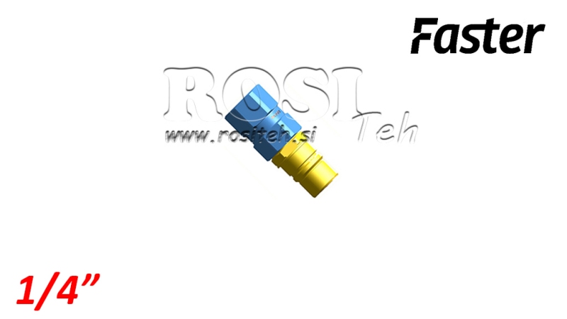 FÉRFI GYORSCSATLAKOZÓ A MULTI-FASTER 1/4 MOZGÓ RÉSZHEZ