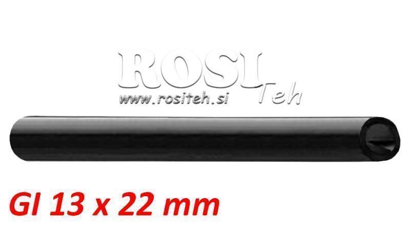 GI TÖMLŐ SŰRÍTETT LEVEGŐHEZ H-PLUS AIR FEKETE 13x22mm 20BAR