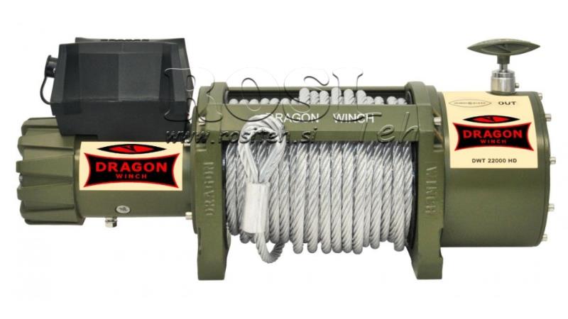 24 V ELEKTRISK VINCH DWT 22000 HD - 9979 kg