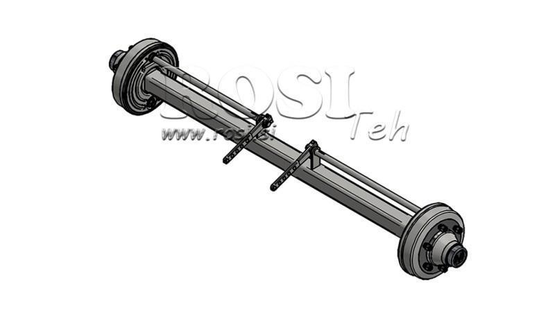 Oś do przyczepy 7200 kg z hamulcami (1800 mm)