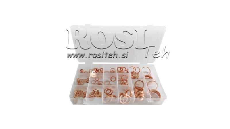 SET OF COOPER SEALS (220 pcs)