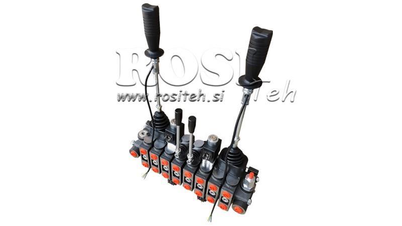 HIDRAULINIS VOŽTUVAS HIAB 8xPC70 2x JOYSTICK - ELEKTRINIS VALDYMAS 12V