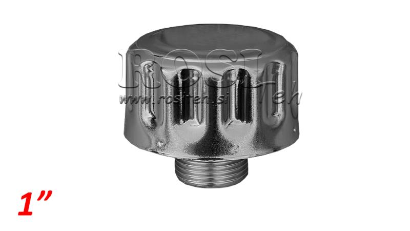 METALLFYLLNINGSLOCK MED VENTIL 1''