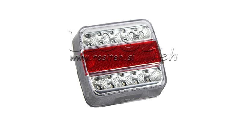 LED HÁTSÓ FÉNY TRAILERHEZ KOMBINÁLT 4 FUNKCIÓ 12V FEHÉR