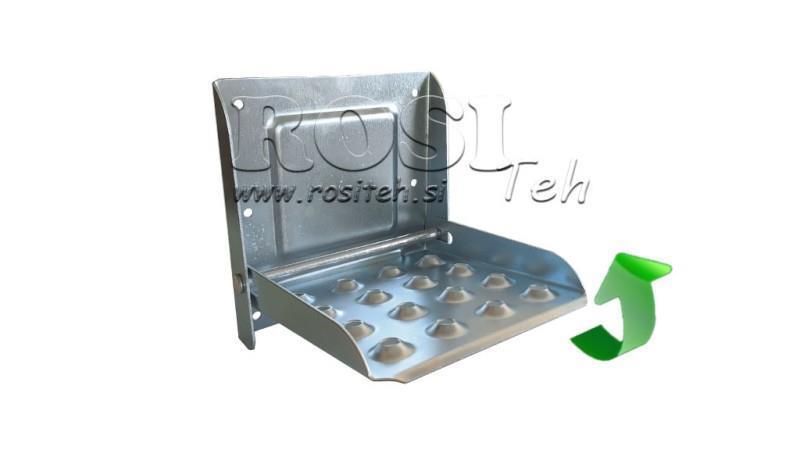 FOLDING STEP FOR TRAILER GALVANIZED