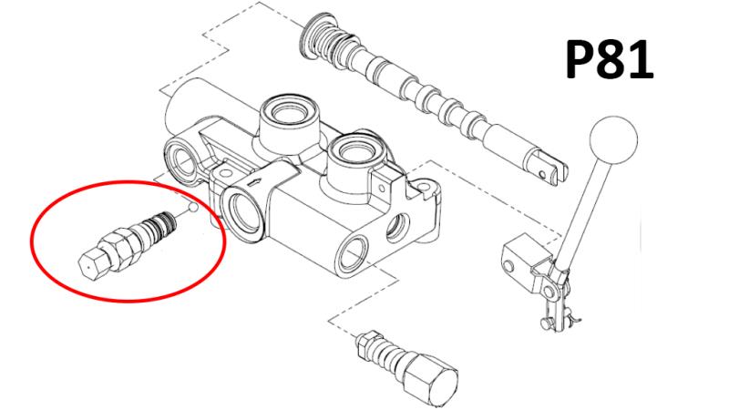 PIN ZA OTPUŠTANJE TLAKA ZA VENTIL P81