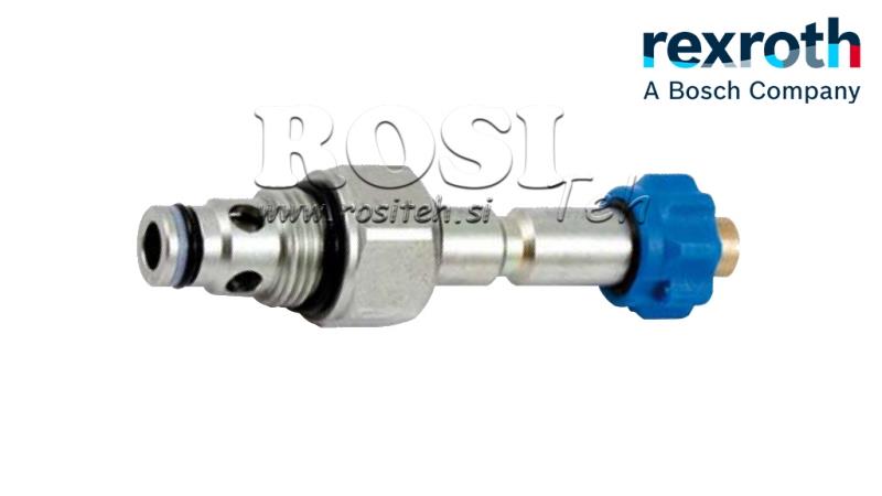 HYD. AIZVĒRTS ELEKTROMAGNĒTISKAIS KONTROLLERIS 2-VIRZIENU VĀRSTAM REXROTH 3/8 40-LIT