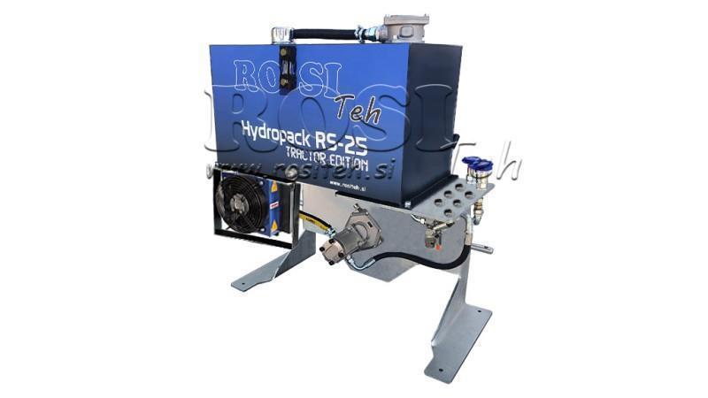 AGREGADO HIDRÁULICO DE TRACTOR CAPACIDADE 100lit FLUXO 53lit/min 1XP80 - COM RESFRIADOR DE ÓLEO