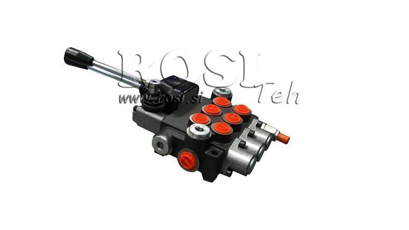 HYDRAULIC VALVE 3xP40 + JOYSTICK