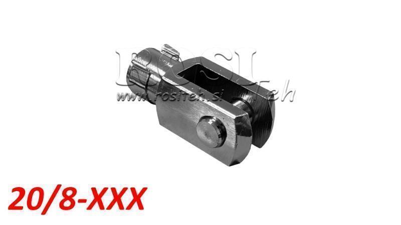 CI MONTĀŽA PNEIMATISKAM CILINDRAM PCAI 20/8 (M8x1.25) KLIPS