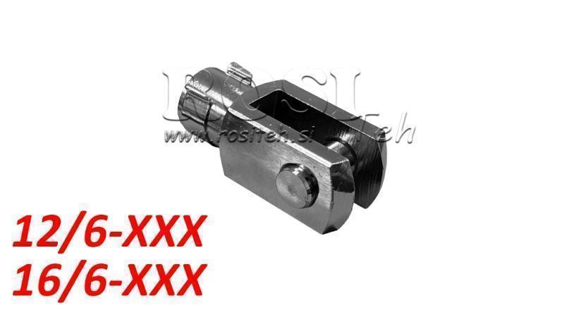 CI MONTÁŽ PRO PNEUMATICKÝ CYLINDR PCAI 12/6-16/6 (M6x1) KLIP