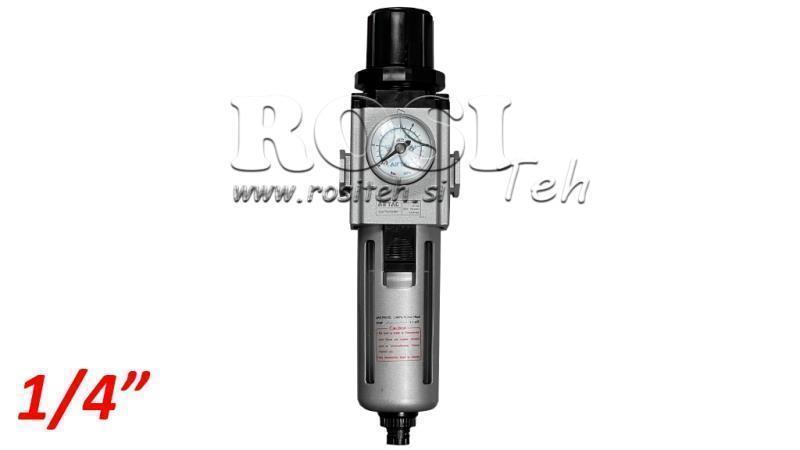 PNEUMATYCZNY REGULATOR FILTRA 200 G1/4 40µ 0-10b