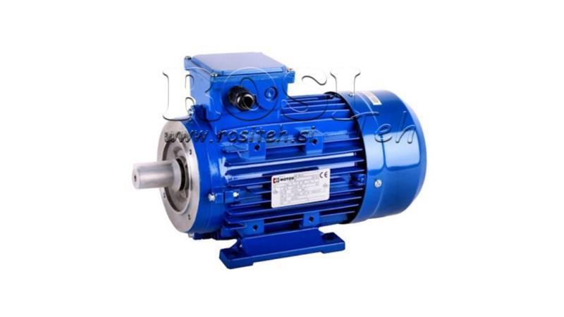 2,2kW-ELEKTROMOTOR MS112M-6_955rpm 3Faz nohy + príruba-B14