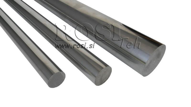 CHROME PLATED ROD FOR CYLINDER 10mm - 1000mm