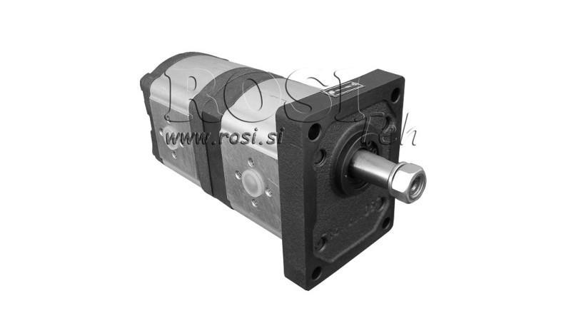 HYDRAULICKÉ ČERPADLO TRAKTORA - DVOJITÉ FIAT ŠTORE 505 RAKOVICA - ZPB F14/11B2G2LI1 ĽAVÉ