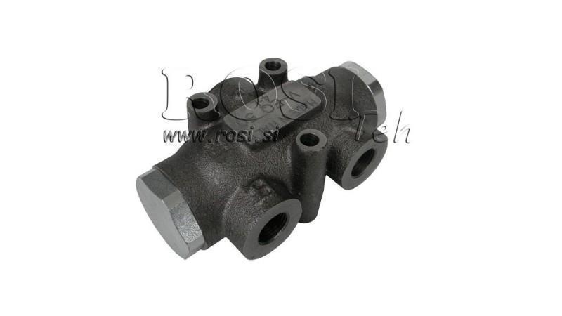 HYDRAULIKVERTEILUNGSVENTIL FLUSS V01005 25 - 40 lit - 1/2 - 250 bar (max.300 bar) V-EQ25