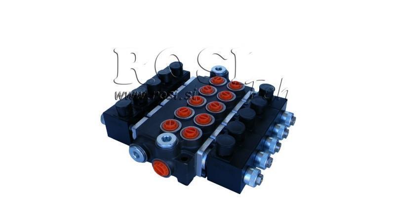 HYDRAULIC VALVE 5xZ50+12V DC