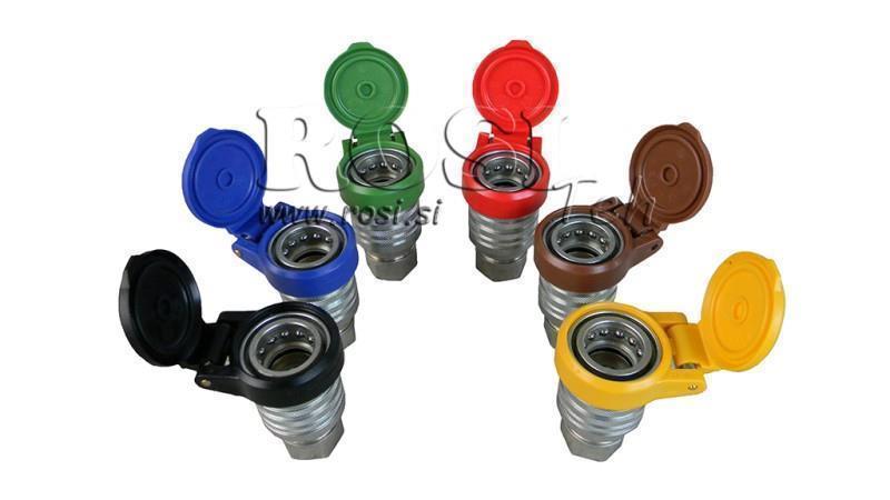KOLLANE KAITSEKATE PVC NAISTE KIIRKONNEKTOR PUSH PULL