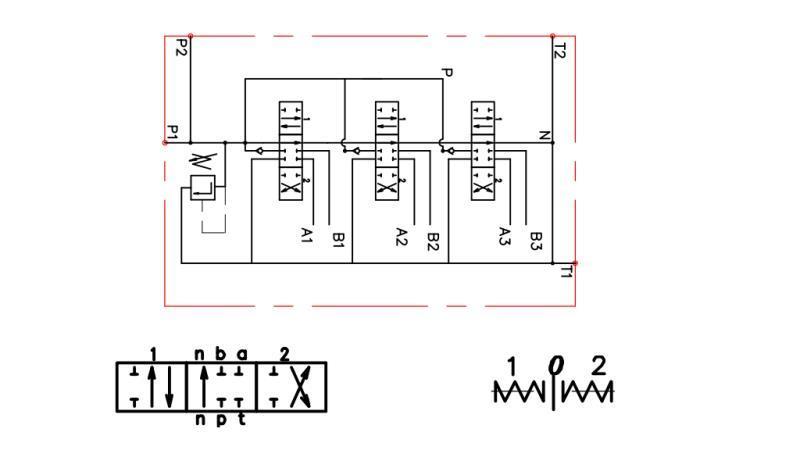 VALVOLA IDRAULICA 3xPC70