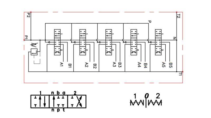 VALVOLA IDRAULICA 5xPC100