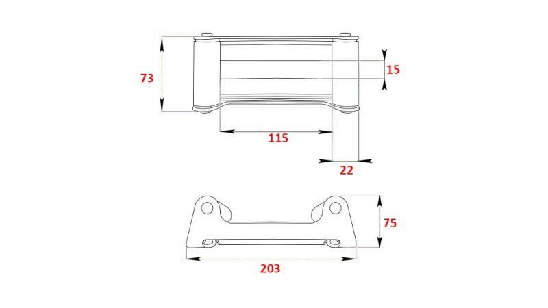 ROLLER VEZETÉS DWH 4500 HDL ACÉLKÖTÉLHEZ