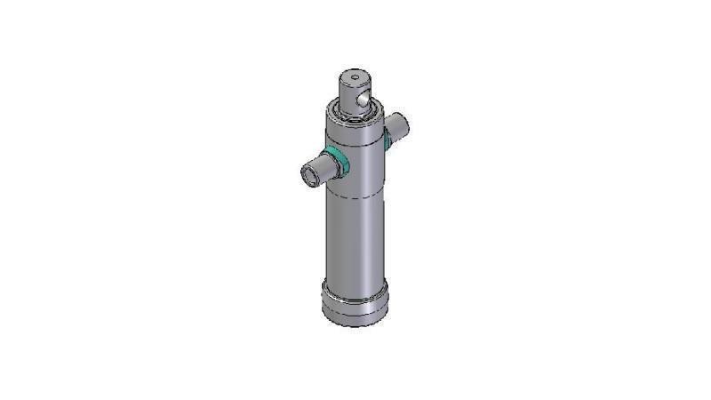 2021F -CYLINDER TELESKOPOWY STANDARD/OTWÓR 2 ETAPY RUCHU 525 ŚREDNICA 80