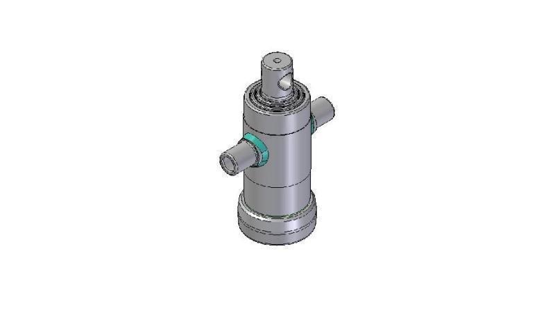2031F -TELESCOPIKUS HENGER STANDARD/LYUK 3 FOKOZATÚ ÜTÉS 500 ÁTMÉRŐ 95