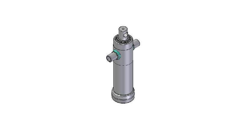 2034F -TELESCOPIC ZYLINDER STANDARD/LOCH 3 STUFEN HUB 790 DURCHMESSER 95