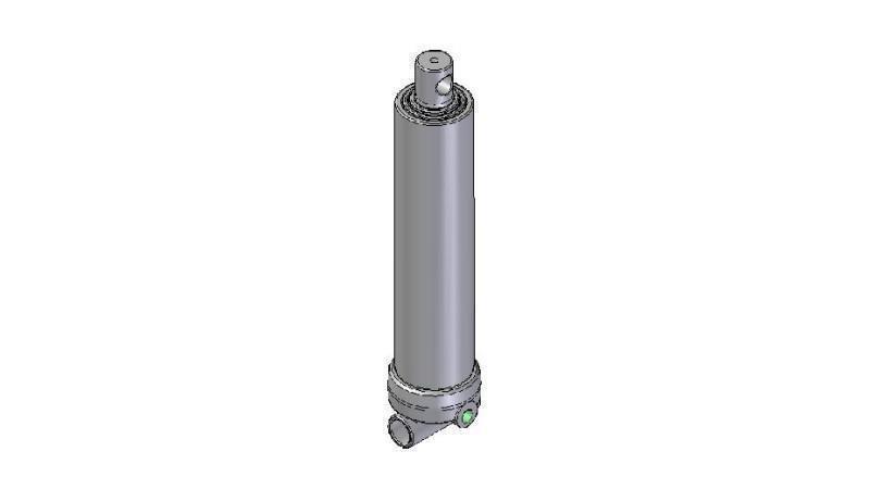 2636F -TELESCOPIC CYLINDER HOLE - HOLE 3 DEGREES STROKE 1043 FI 95