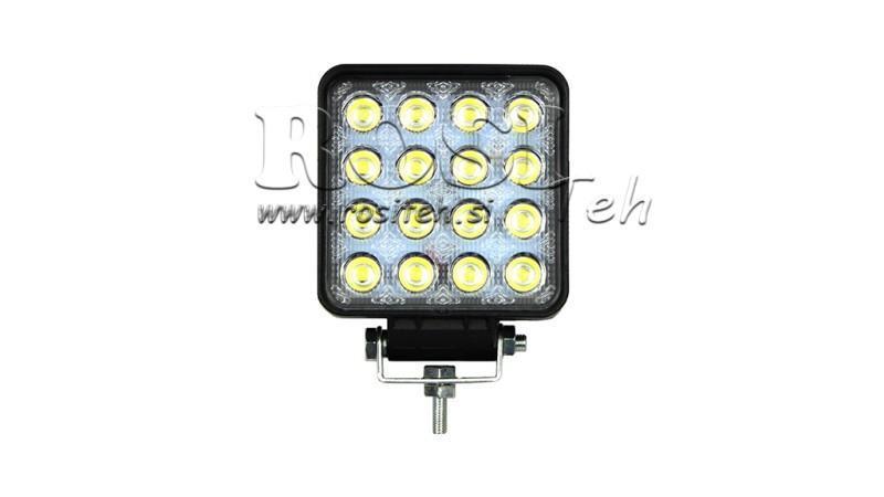 LED MUNKAFÉNY - FÉNY 16 LED 48W 12V-24V