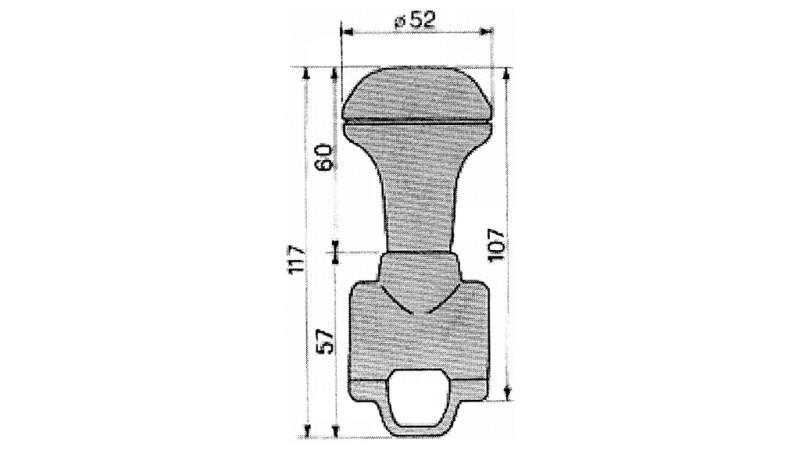 RIGID KNOB FOR Fi 360 STEERING WHEEL