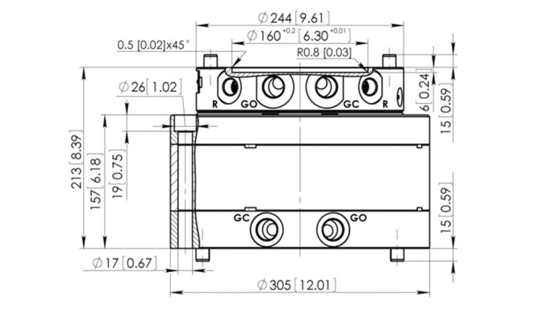 HYDRAULICKÝ ROTÁTOR CPR8-01 33000/8000 KG