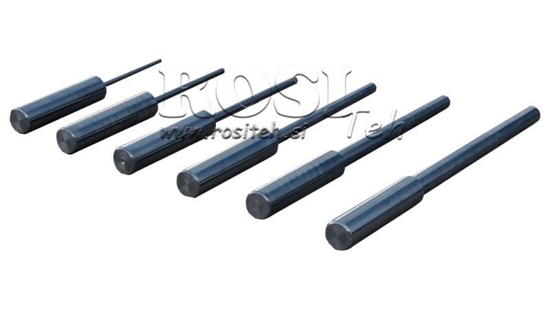 TEST PLUGS FOR HYDRAULIC HOSES DN 6, 8, 10, 13, 16, 20