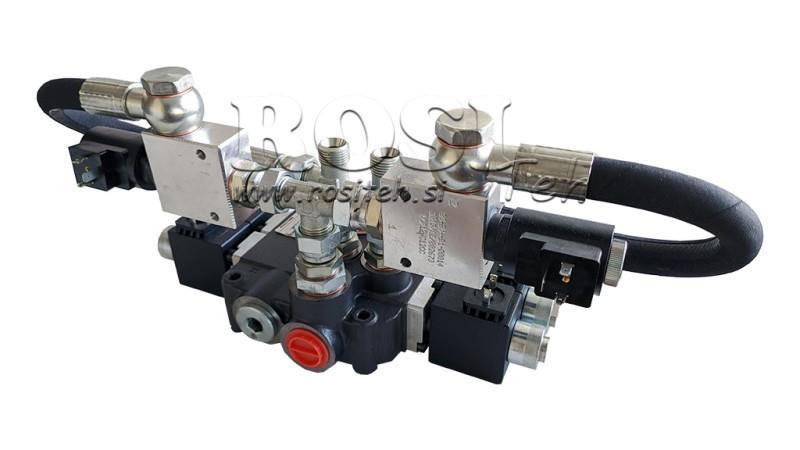 HYDRAULISCHE KLEP 2xZ80 12V DC MET DRIJVENDE FUNCTIE
