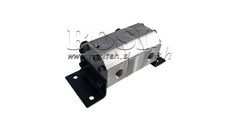 HYDRAULIC GEAR PUMP FLOW 2/1 (6.4-13.2lit - max.240bar) 3.1cc/SEG