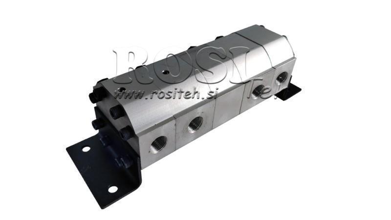 HYDRAULIC GEAR PUMP FLOW 4/1 (6.4-13.2lit - max.240bar) 3.1cc/SEG