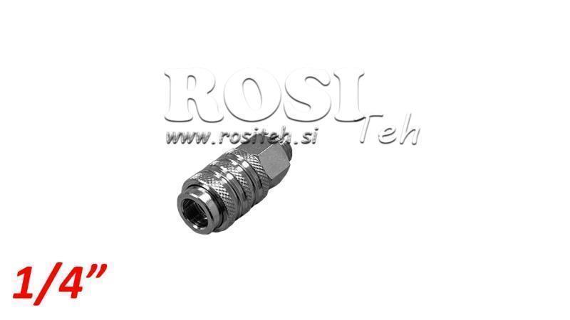 PNEUMATISK RASK KOBLING HUNN UTVENDIG GJENGE G014 - DN7.2
